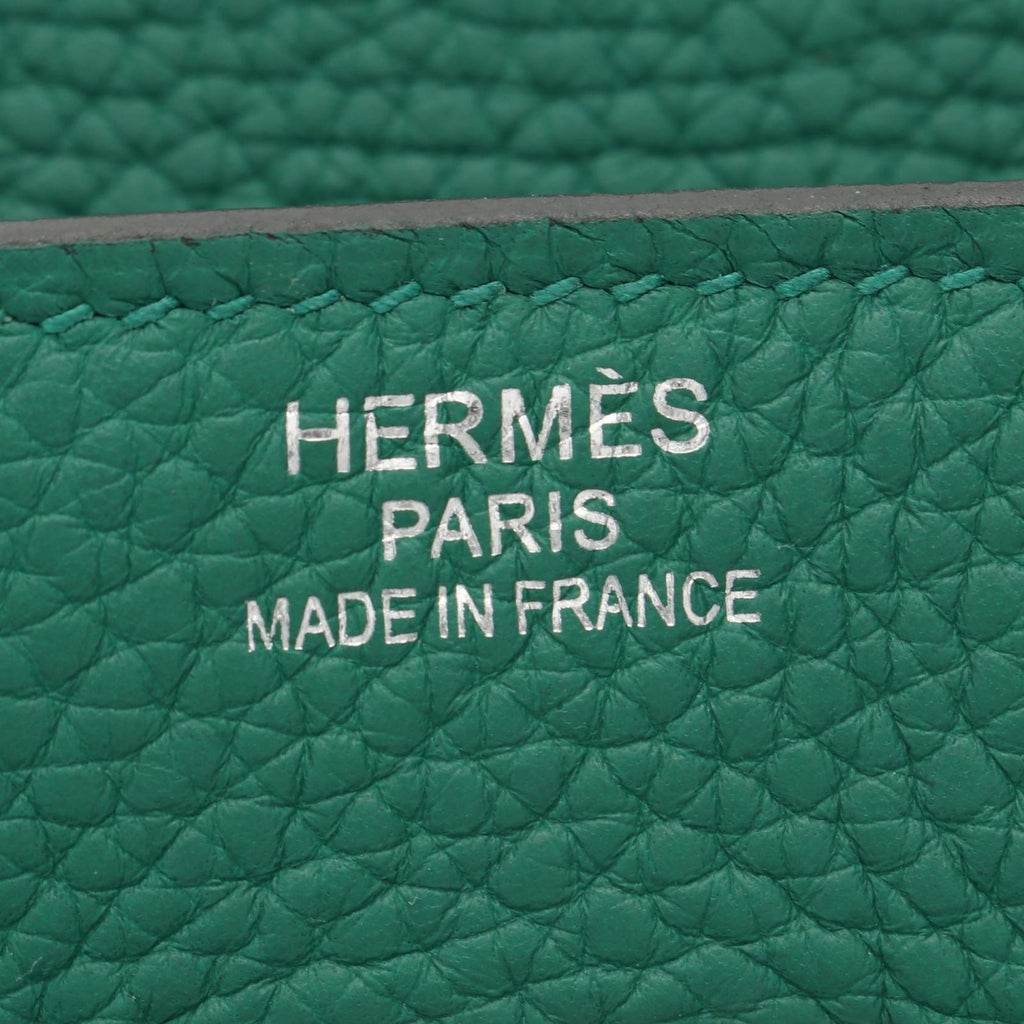 Hermes Handbag Birkin 35 Vert Vertigo Leather — view 4