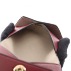 Loewe Card Case Anagram Bordeaux Leather — view 7