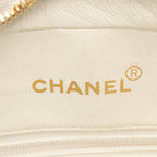 Chanel Shoulder Bag Quilted Cocobol White Caviar Leather Cocoball Chain — view 4