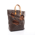Louis Vuitton Tote Rei Kawakubo with Holes Canvas Leather — view 2