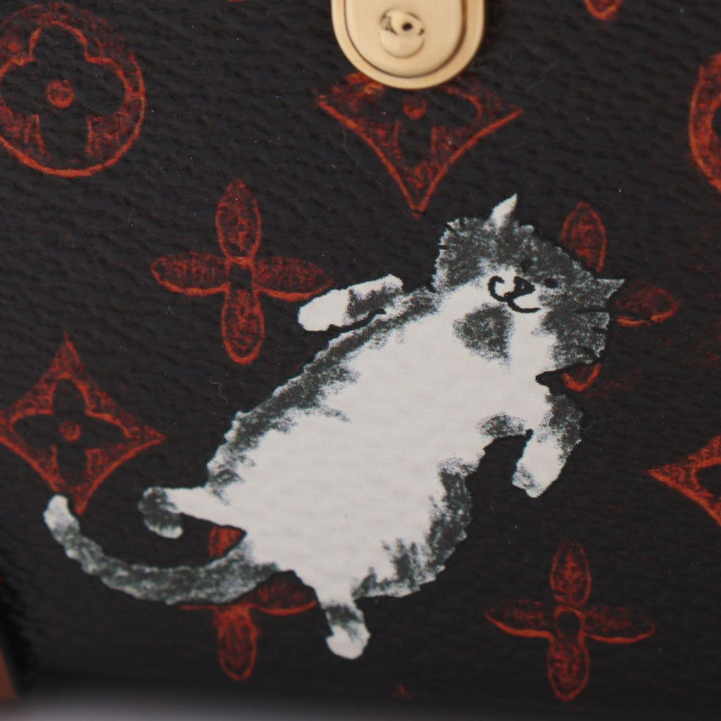 Louis Vuitton Shoulder Bag Petite NM Catgram Canvas Leather — view 8