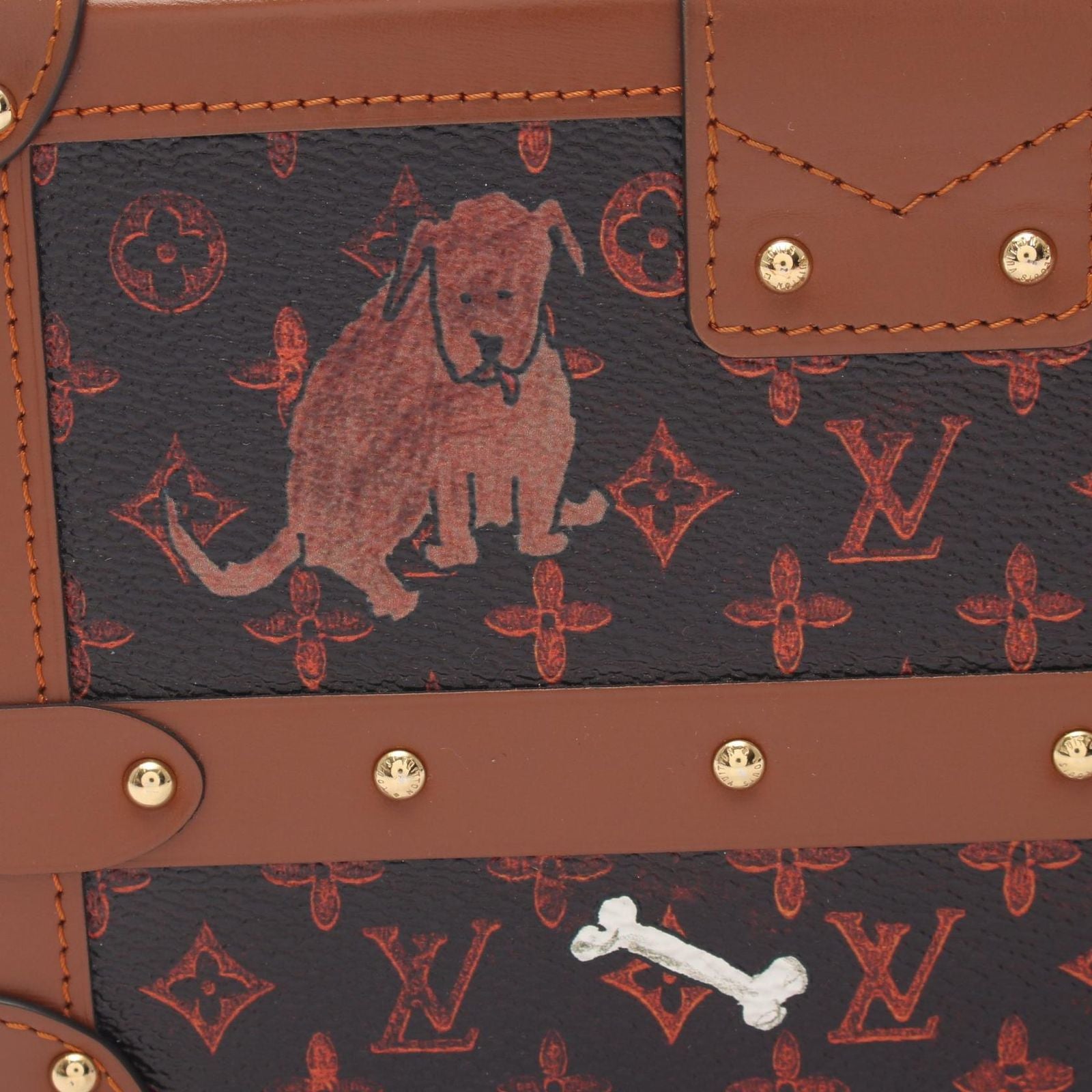 Louis Vuitton Shoulder Bag Petite NM Catgram Canvas Leather — view 6