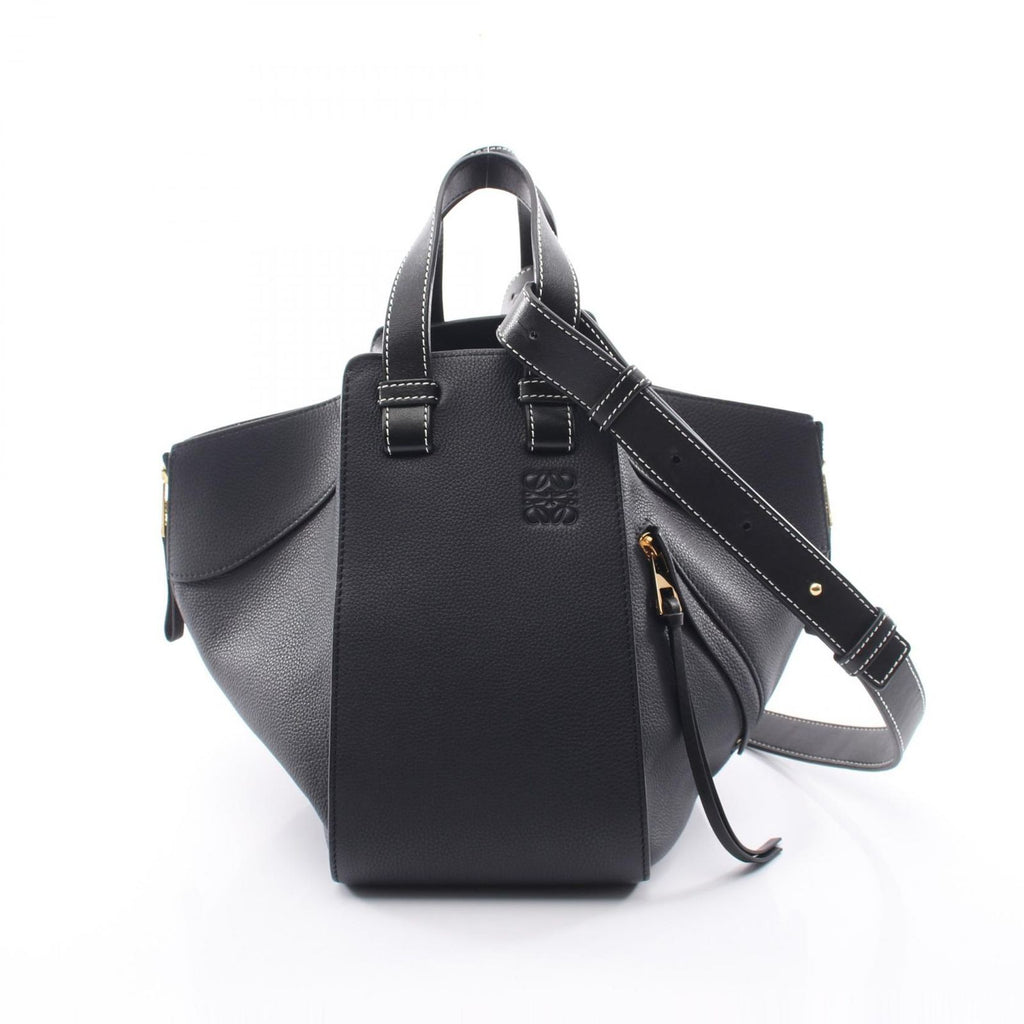 Loewe Handbag Hammock Small Smo le 2-Way Navy Leather