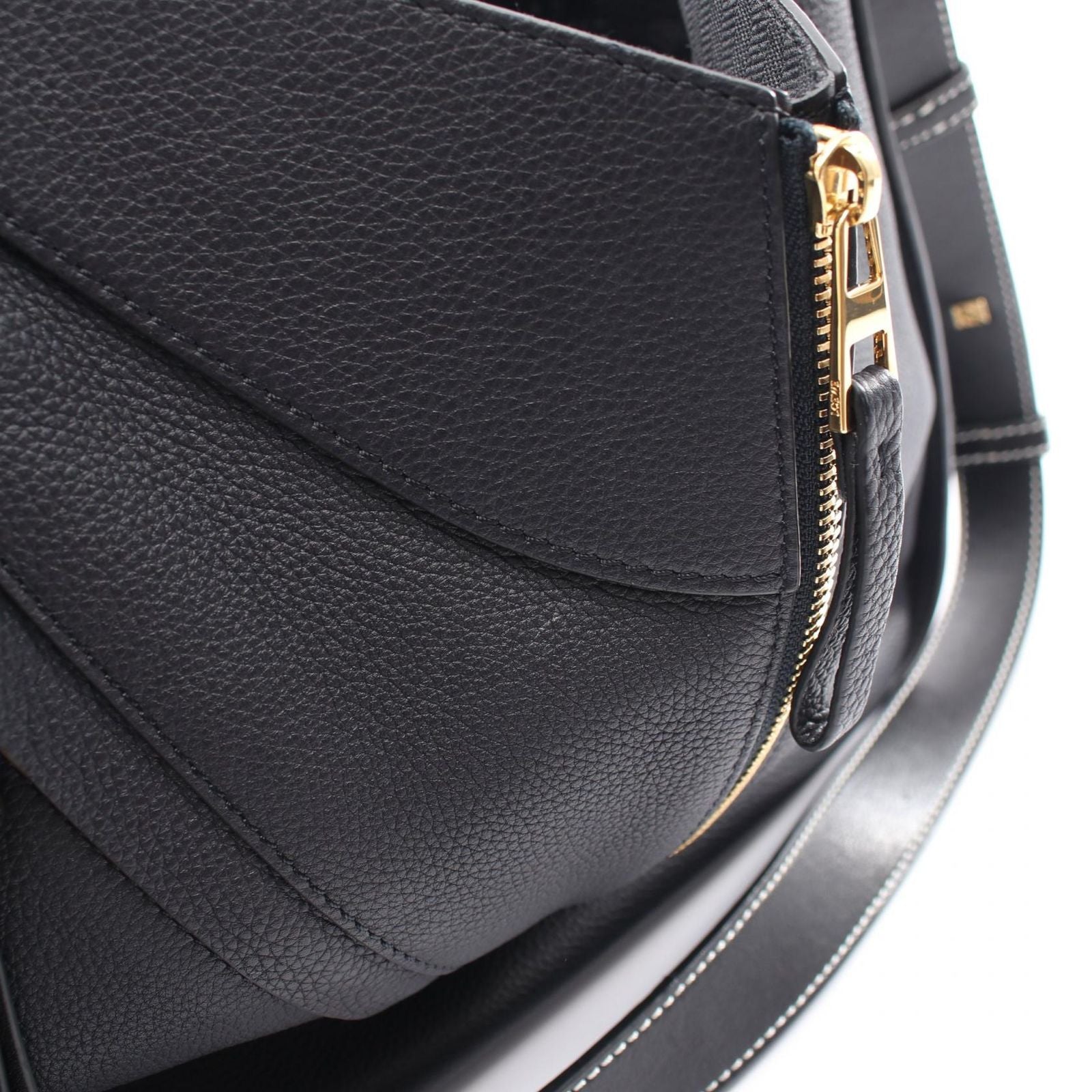 Loewe Handbag Hammock Small Smo le 2-Way Navy Leather — view 7