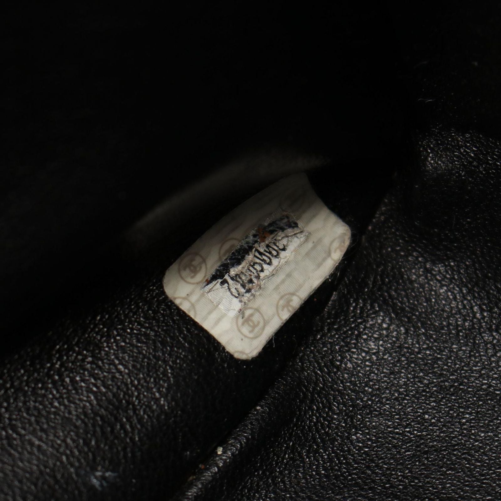 Chanel Shoulder Bag Quilted Black Lambskin — view 5