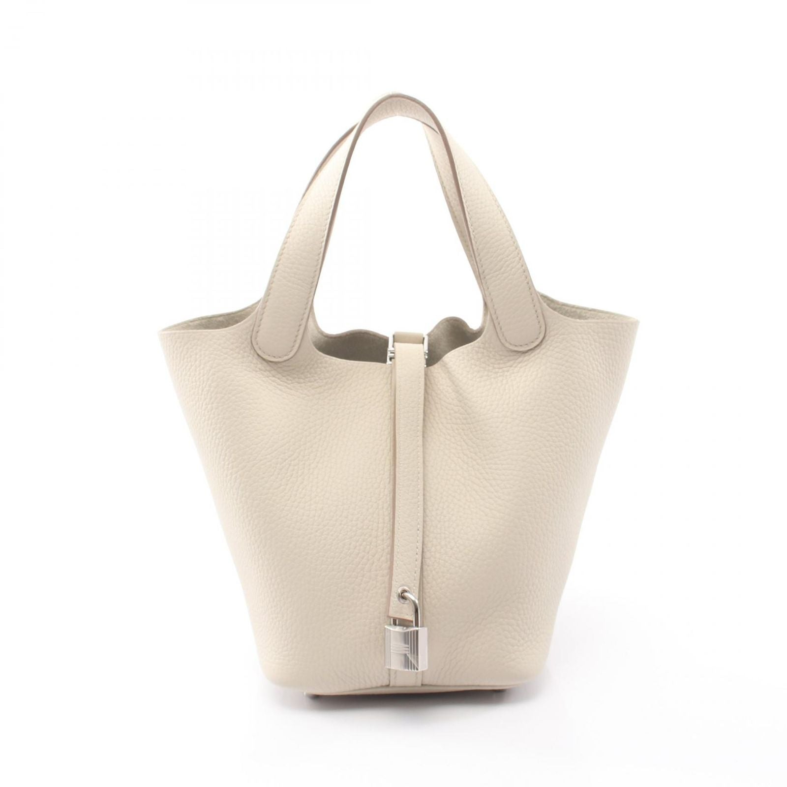 Hermes Handbag Picotin Lock PM Beton Leather