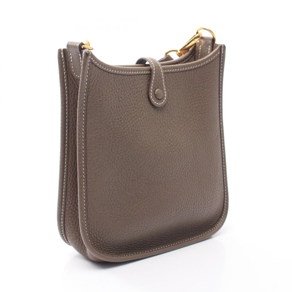 Hermes Shoulder Bag Evelyne TPM Amazon Etoupe Leather TPM — view 2