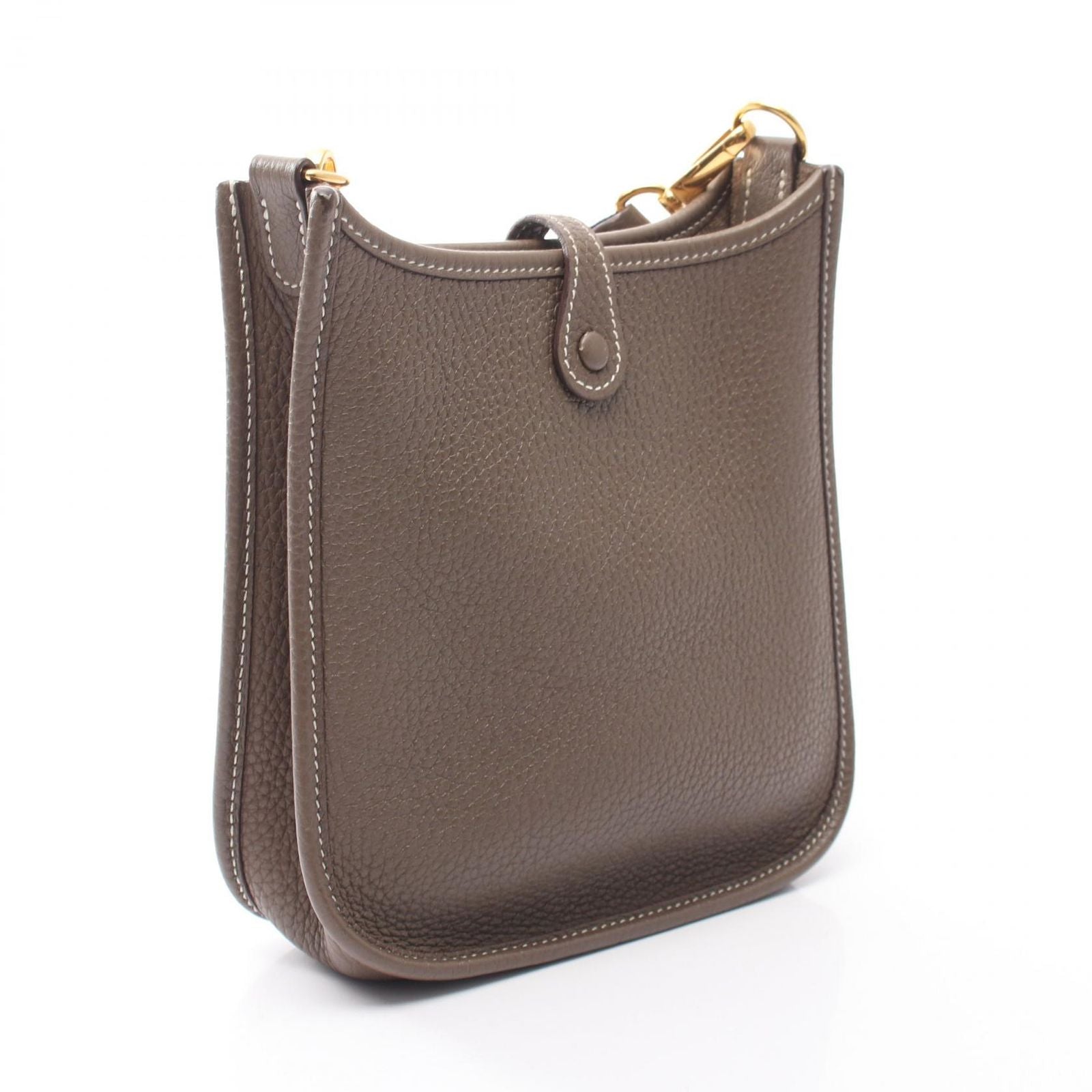 Hermes Shoulder Bag Evelyne TPM Amazon Etoupe Leather TPM — view 2