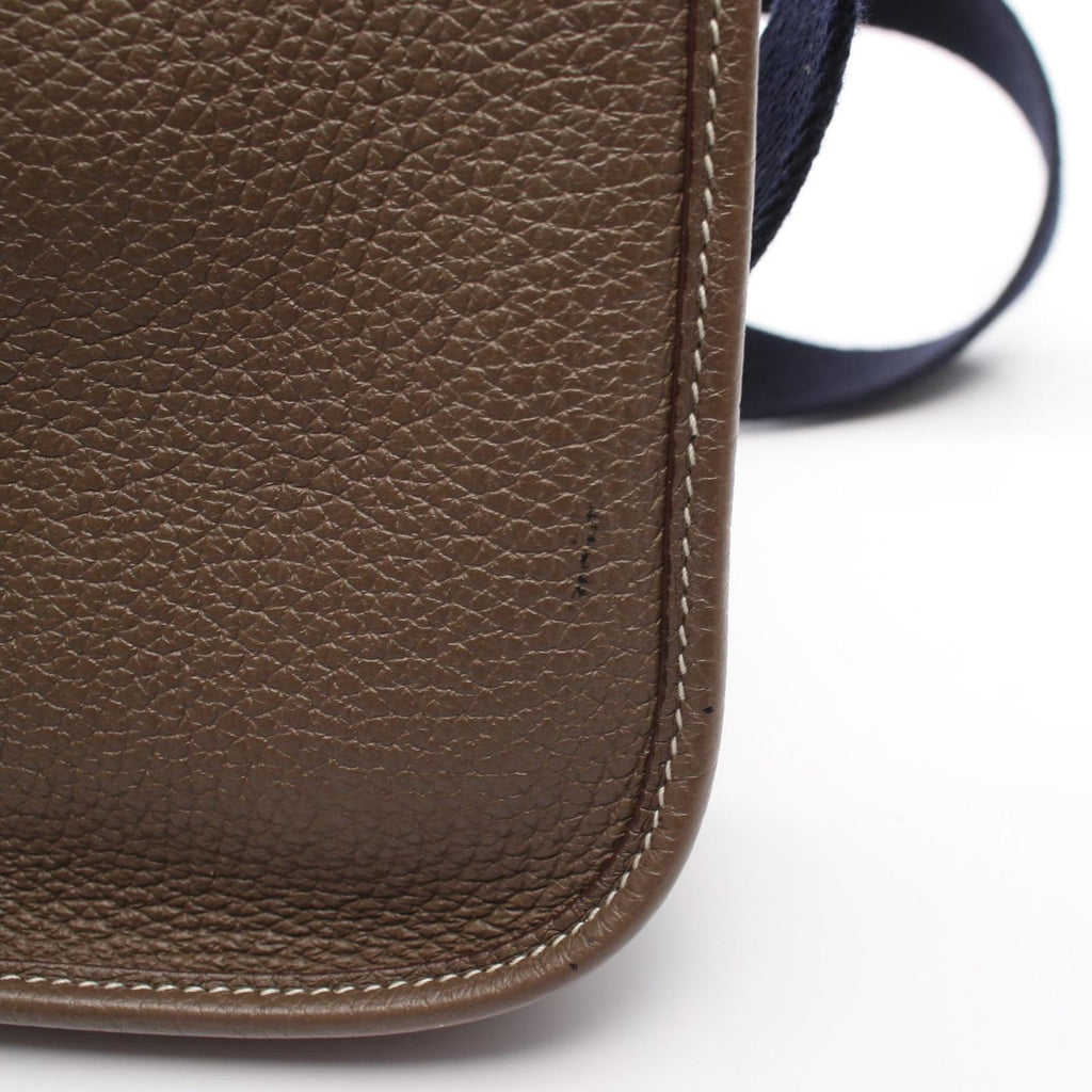 Hermes Shoulder Bag Evelyne TPM Amazon Etoupe Leather TPM — view 8