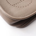Hermes Shoulder Bag Evelyne TPM Amazon Etoupe Leather TPM — view 6