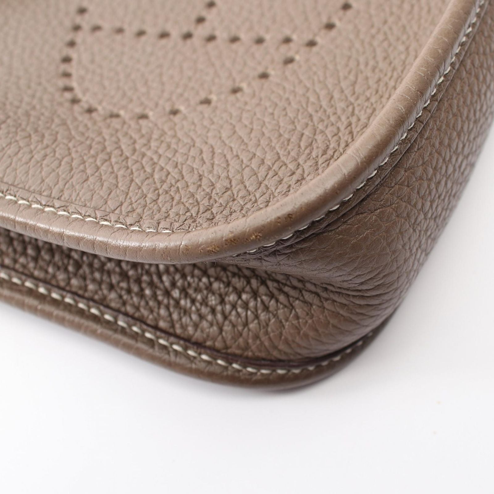 Hermes Shoulder Bag Evelyne TPM Amazon Etoupe Leather TPM — view 7