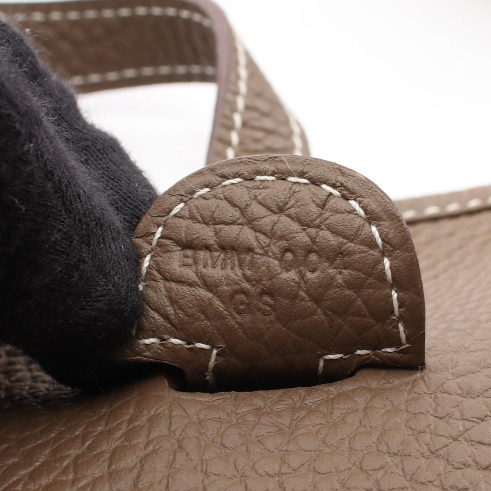 Hermes Shoulder Bag Evelyne 3 Trois PM Etoupe Leather — view 5