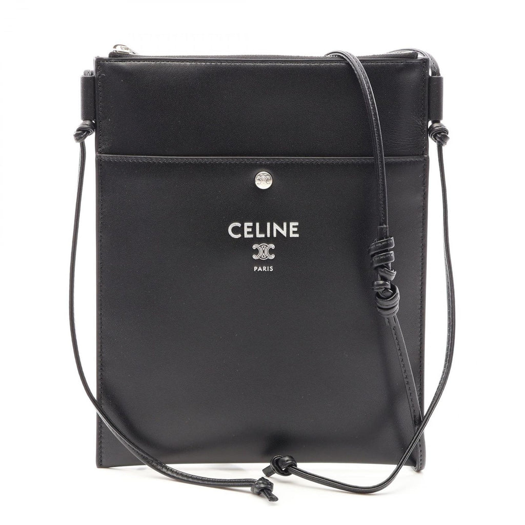 Celine Shoulder Bag Sharp Pouch Take Away Leather