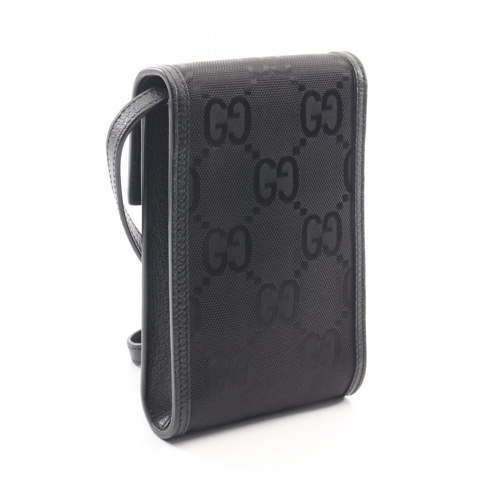Gucci Shoulder Bag Off the Grid GG Black Nylon Leather — view 2