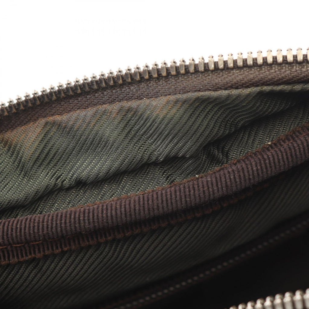 Gucci Shoulder Bag GG Plus Beige Brown Co Ting Canvas Leather Split — view 5