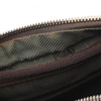 Gucci Shoulder Bag GG Plus Beige Brown Co Ting Canvas Leather Split — view 5