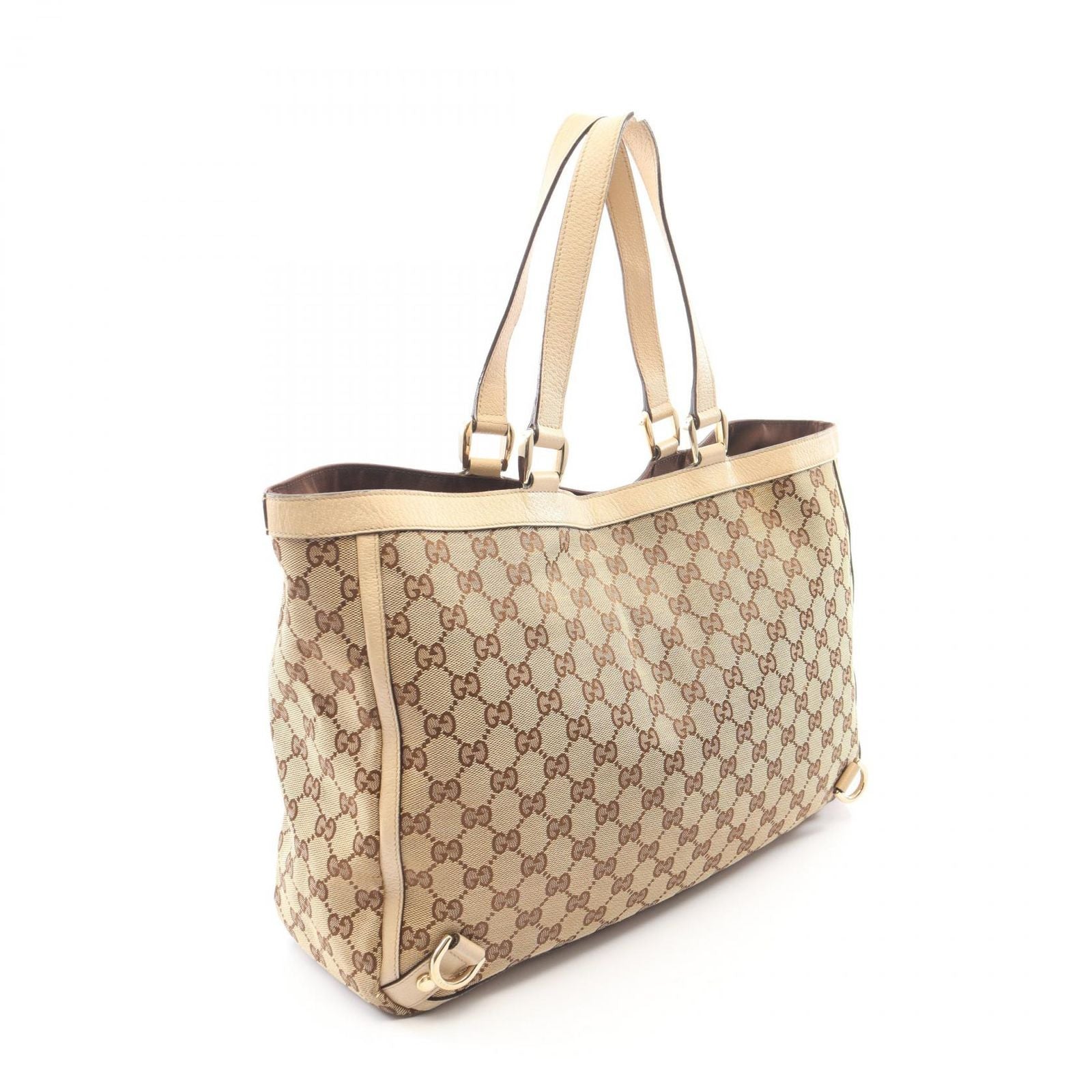 Gucci Tote Abbey GG Canvas Ivory Beige — view 2