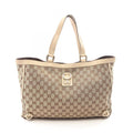 Gucci Tote Abbey GG Canvas Ivory Beige