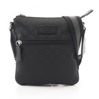 Gucci Shoulder Bag GG Pattern Black Nylon Leather