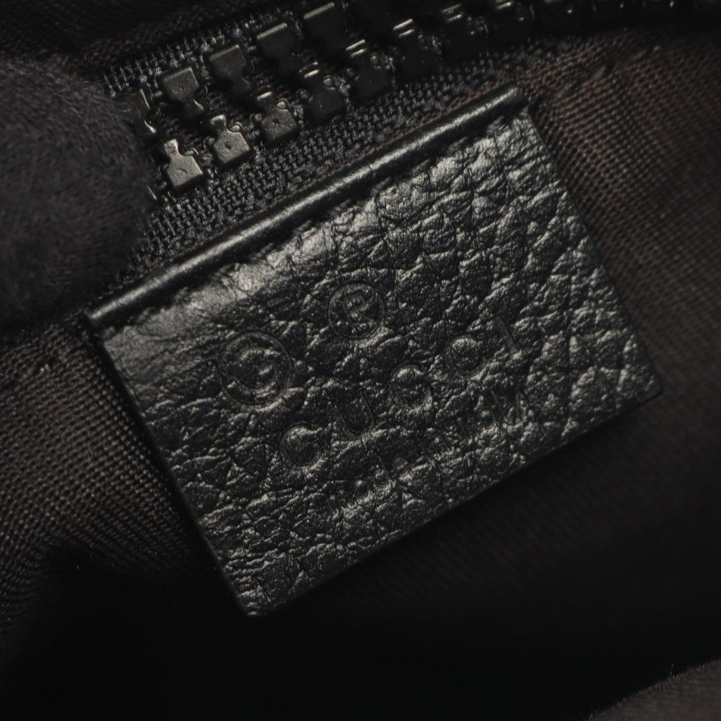 Gucci Shoulder Bag GG Pattern Black Nylon Leather — view 4