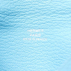 Hermes Coin Case Calvi Celeste — view 5