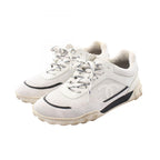 Chanel Sneakers CC Logo Nylon Leather