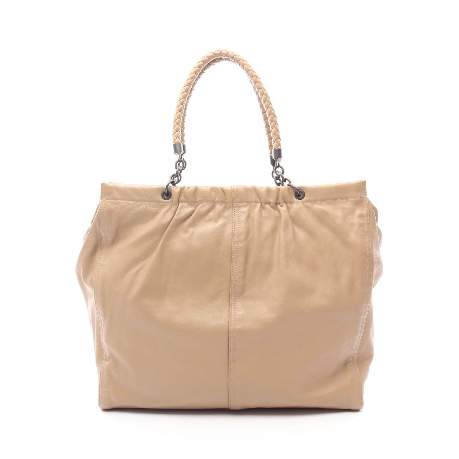 Bottega Veneta Tote Intrecciato Brown Leather Handbag
