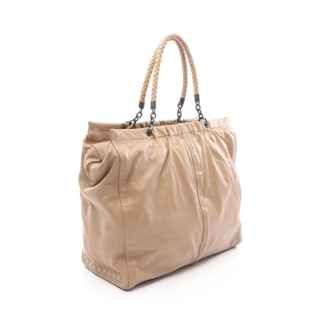 Bottega Veneta Tote Intrecciato Brown Leather Handbag — view 2