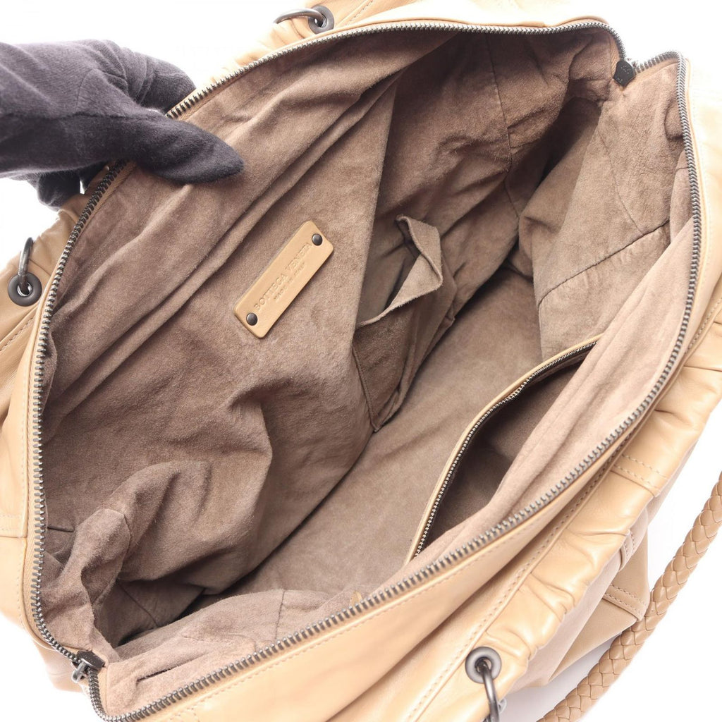 Bottega Veneta Tote Intrecciato Brown Leather Handbag — view 3