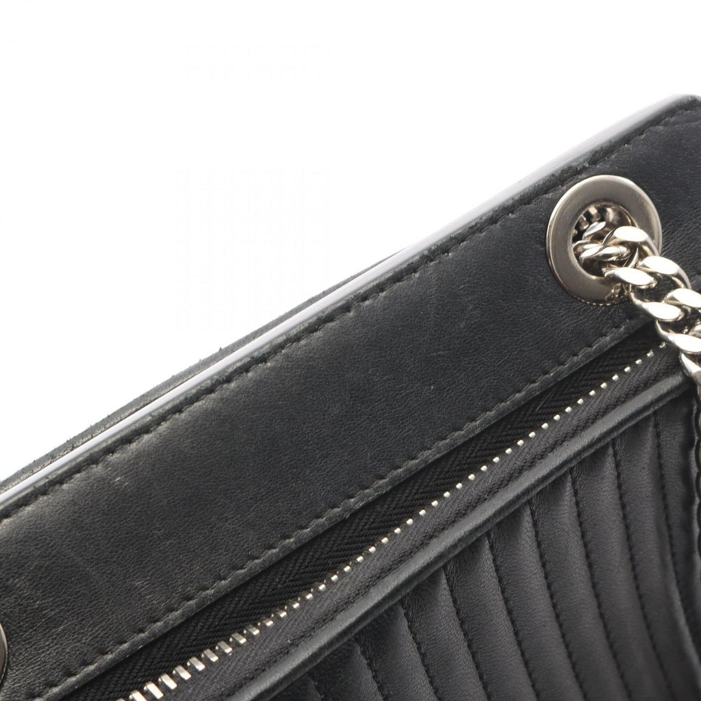 Fendi Shoulder Bag Dot Com Click Black Leather Dot Com 2-Way — view 6