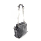 Fendi Shoulder Bag Dot Com Click Black Leather Dot Com 2-Way — view 2