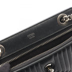 Fendi Shoulder Bag Dot Com Click Black Leather Dot Com 2-Way — view 5