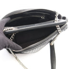 Fendi Shoulder Bag Dot Com Click Black Leather Dot Com 2-Way — view 3
