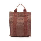 Hermes Backpack Her Line a Dos PM Brown Canvas