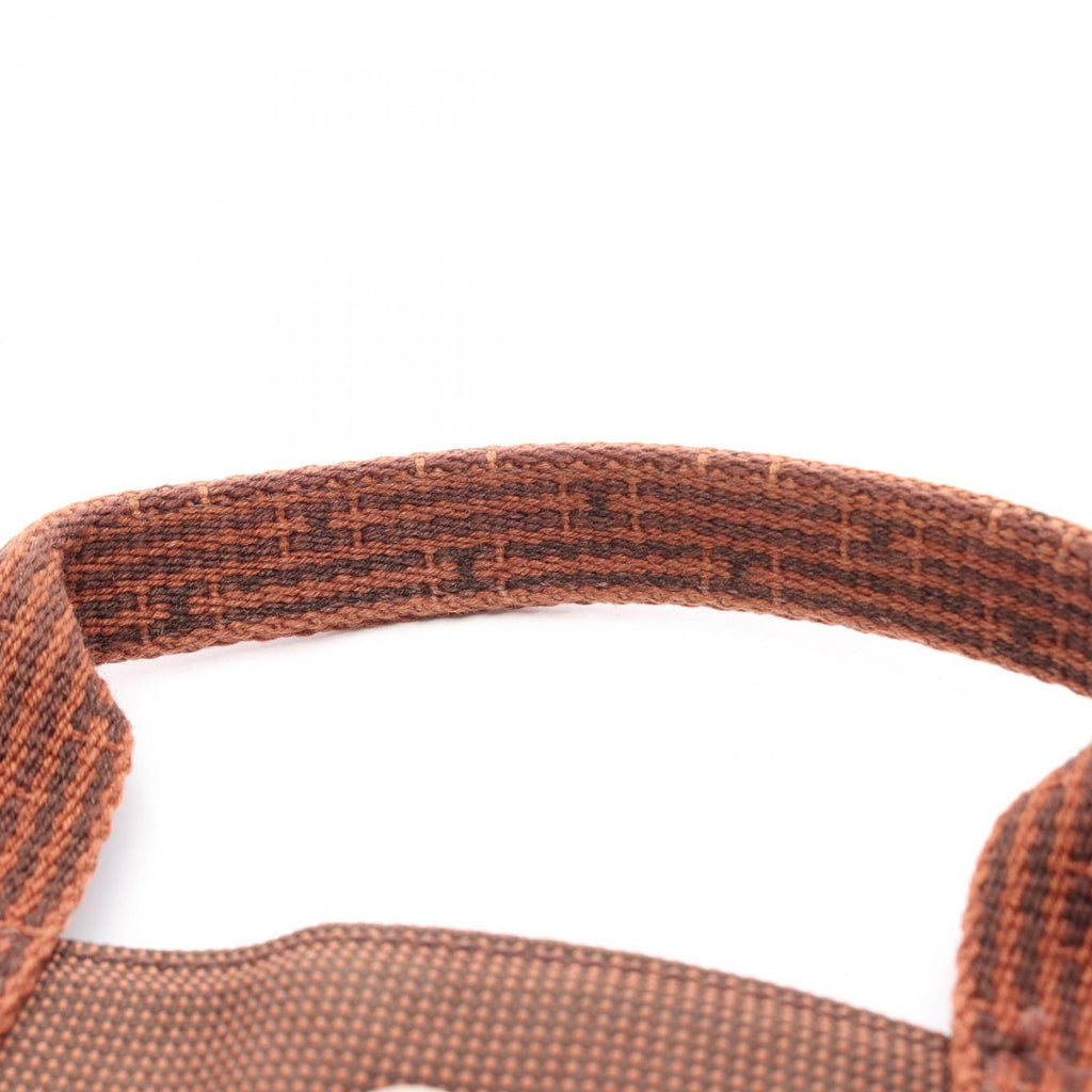 Hermes Backpack Her Line a Dos PM Brown Canvas — view 9