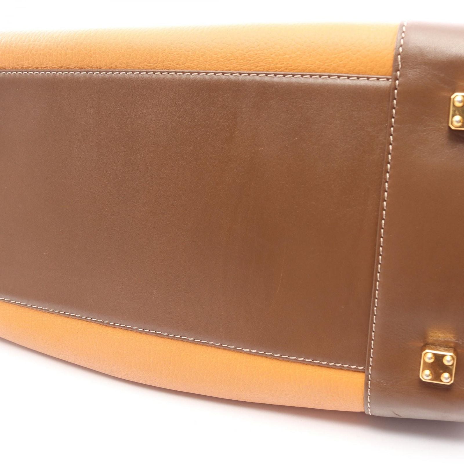 Loewe Handbag Amazona 40 Brown Dark Leather Boston — view 5