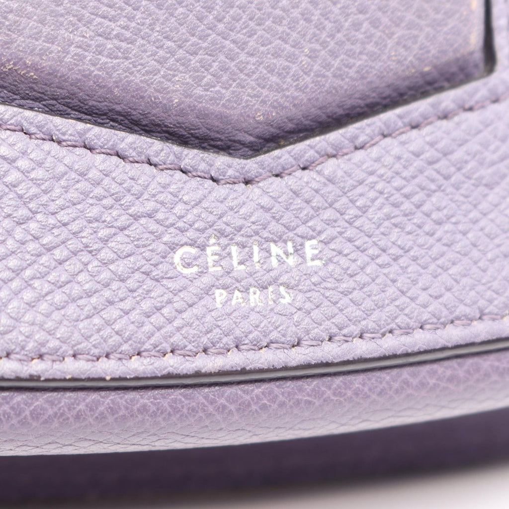 Celine Shoulder Bag Trotter Smo le Purple Leather — view 4