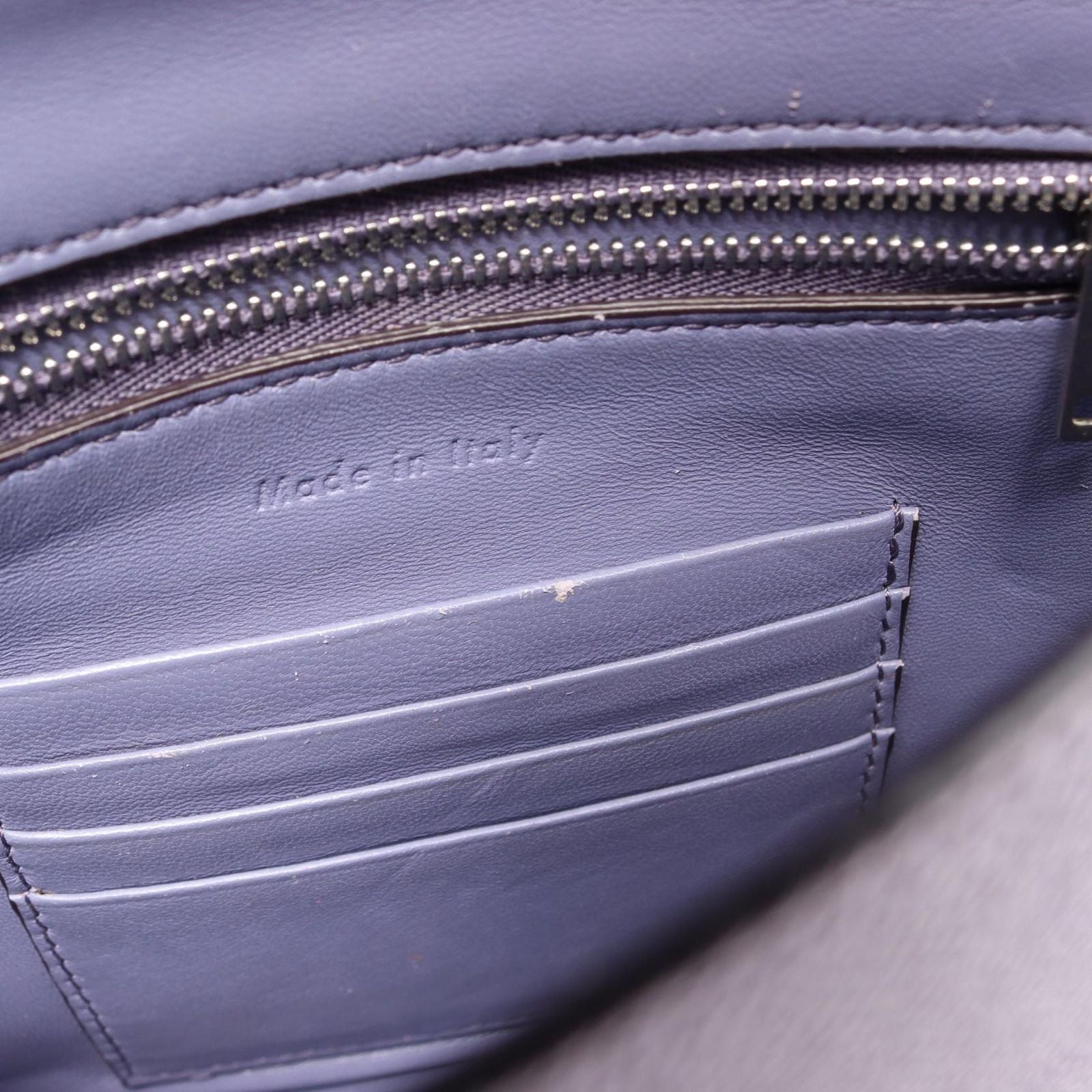 Celine Shoulder Bag Trotter Smo le Purple Leather — view 9