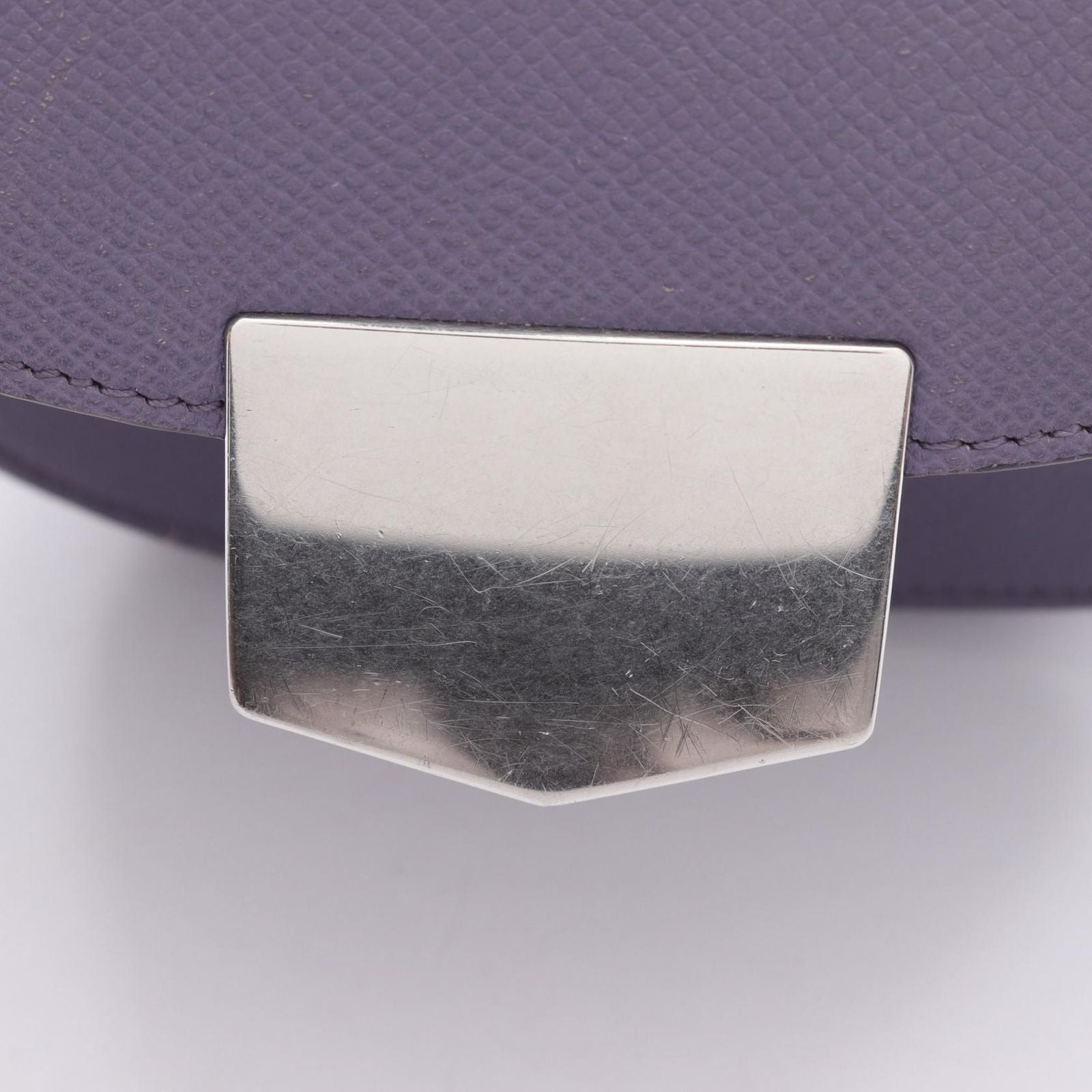 Celine Shoulder Bag Trotter Smo le Purple Leather — view 5
