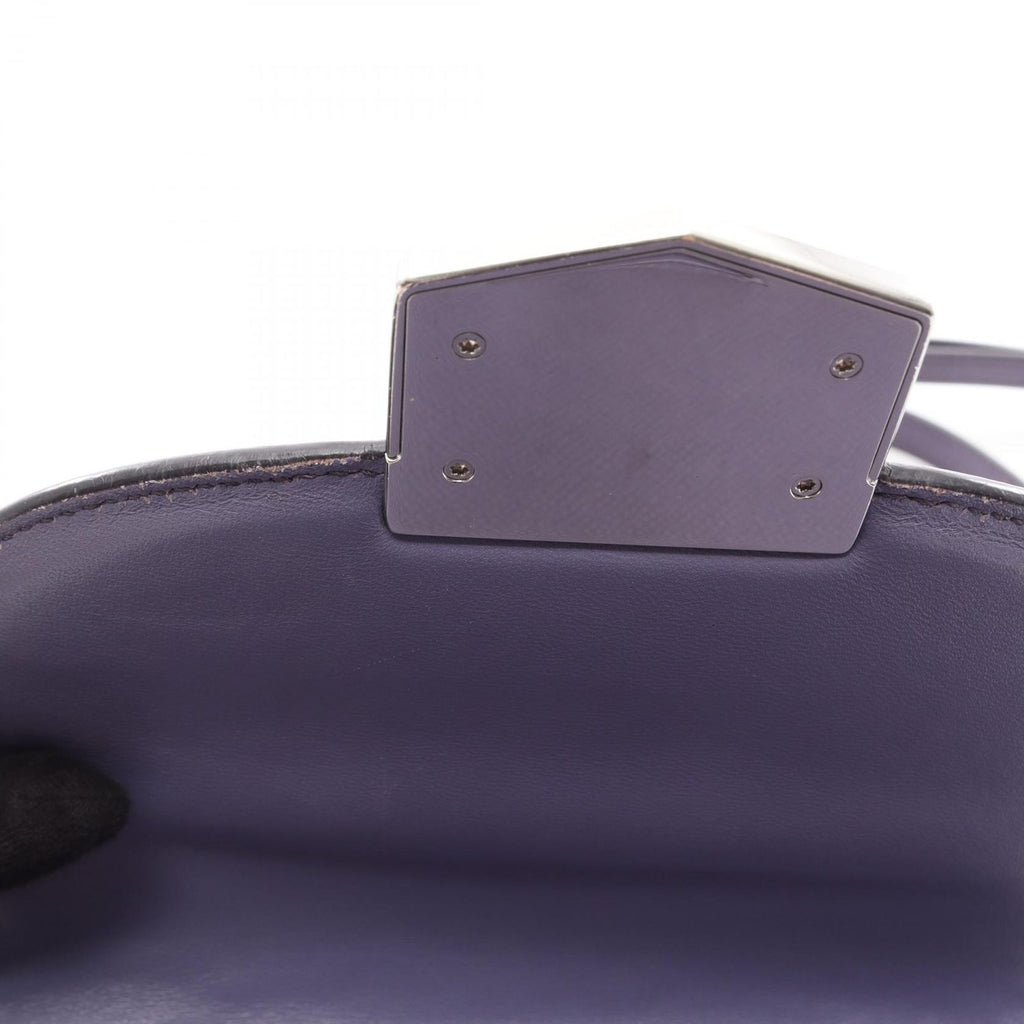 Celine Shoulder Bag Trotter Smo le Purple Leather — view 6