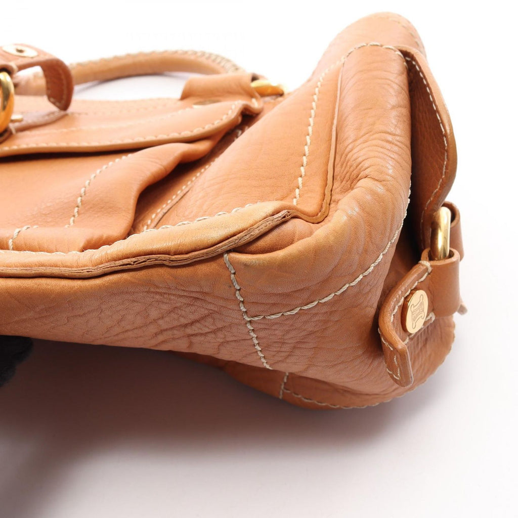 Celine Handbag Boogie Bag Brown Leather — view 9