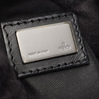 Fendi Shoulder Bag Zucchini No 8 Da Brown Black Canvas Leather — view 4
