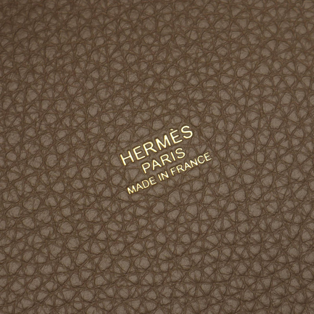 Hermes Handbag Picotin Lock PM Etoupe — view 4