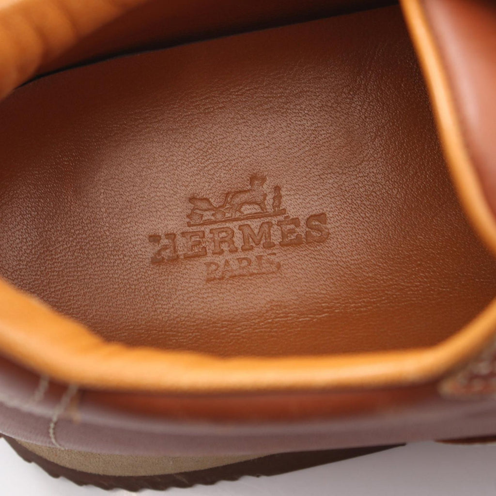 Hermes Sneakers Quick Brown Leather — view 5
