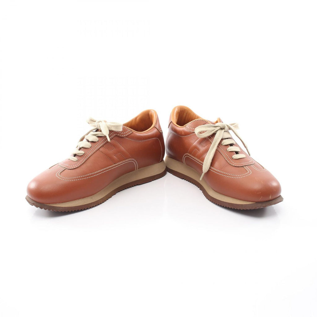 Hermes Sneakers Quick Brown Leather — view 3