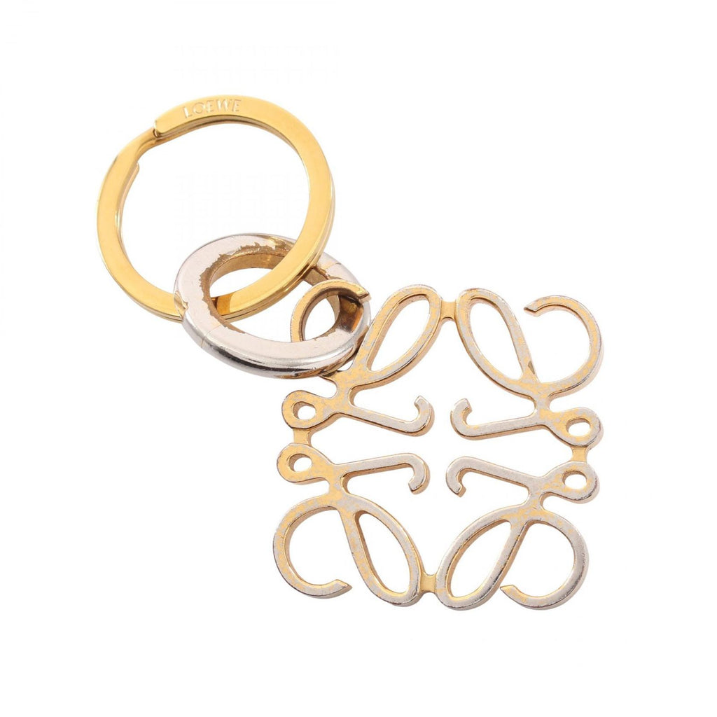 Loewe Charm Anagram Key Ring 111..203 Gold — view 2