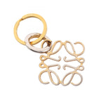 Loewe Charm Anagram Key Ring 111..203 Gold — view 2