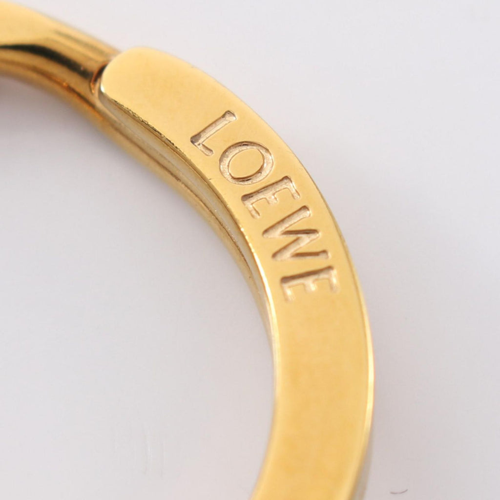 Loewe Charm Anagram Key Ring 111..203 Gold — view 3
