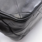 Chanel Shoulder Bag Quilted Tassel Black Lambskin Diamond Stitch Fringe Mini — view 7