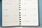 Hermes Agenda Petit Notebook Cover Diary Card Case Vintage Togo Blue Jean — view 8